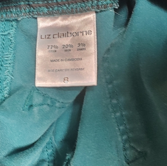 LIZ Claiborne Turquoise City Fit Skinny Jeans - Picture 7 of 7